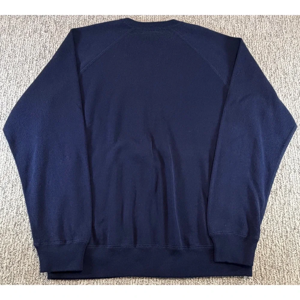 Vintage Polo Golf Ralph Lauren Sweatshirt Mens XL Navy Blue Crewneck Made in USA